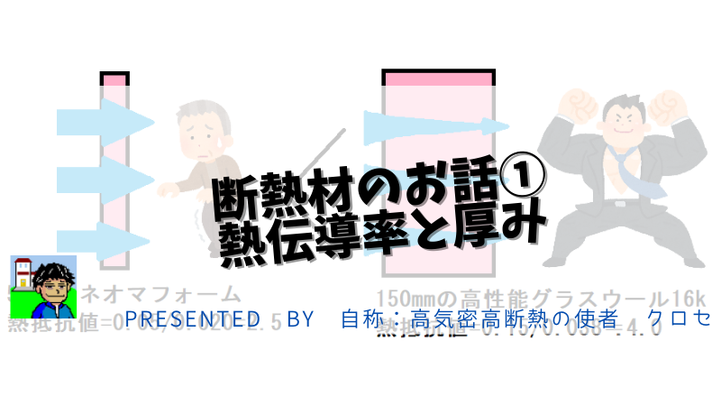 断熱材のお話①：熱伝導率と厚み